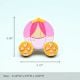 Handmade Pine Wood Princess Carriage Knob for Kids Furniture